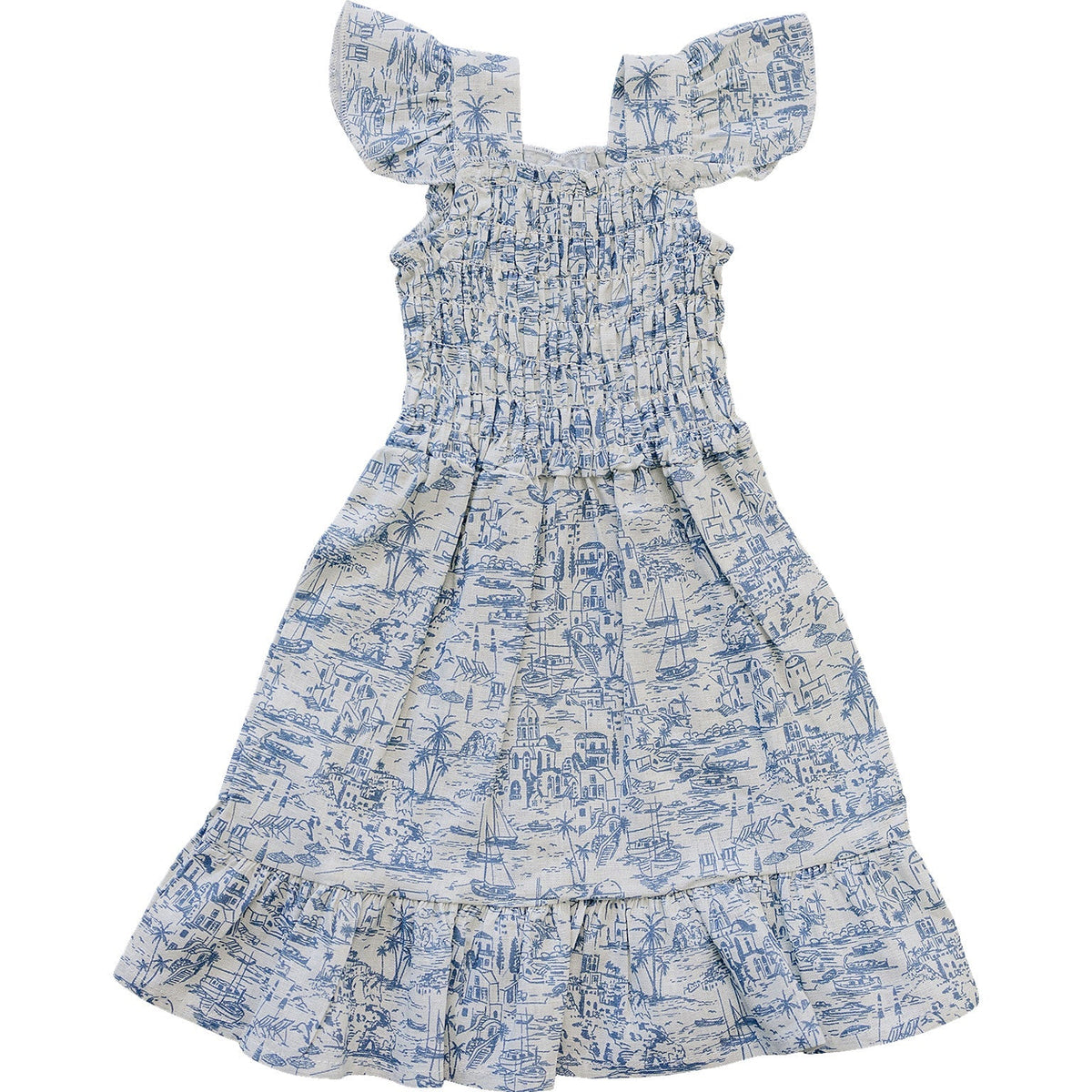 Santorini Smocked Dress