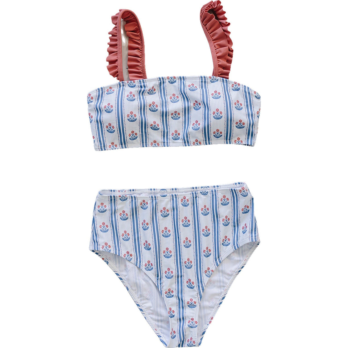 Block Print Floral Women’s Two-Piece
