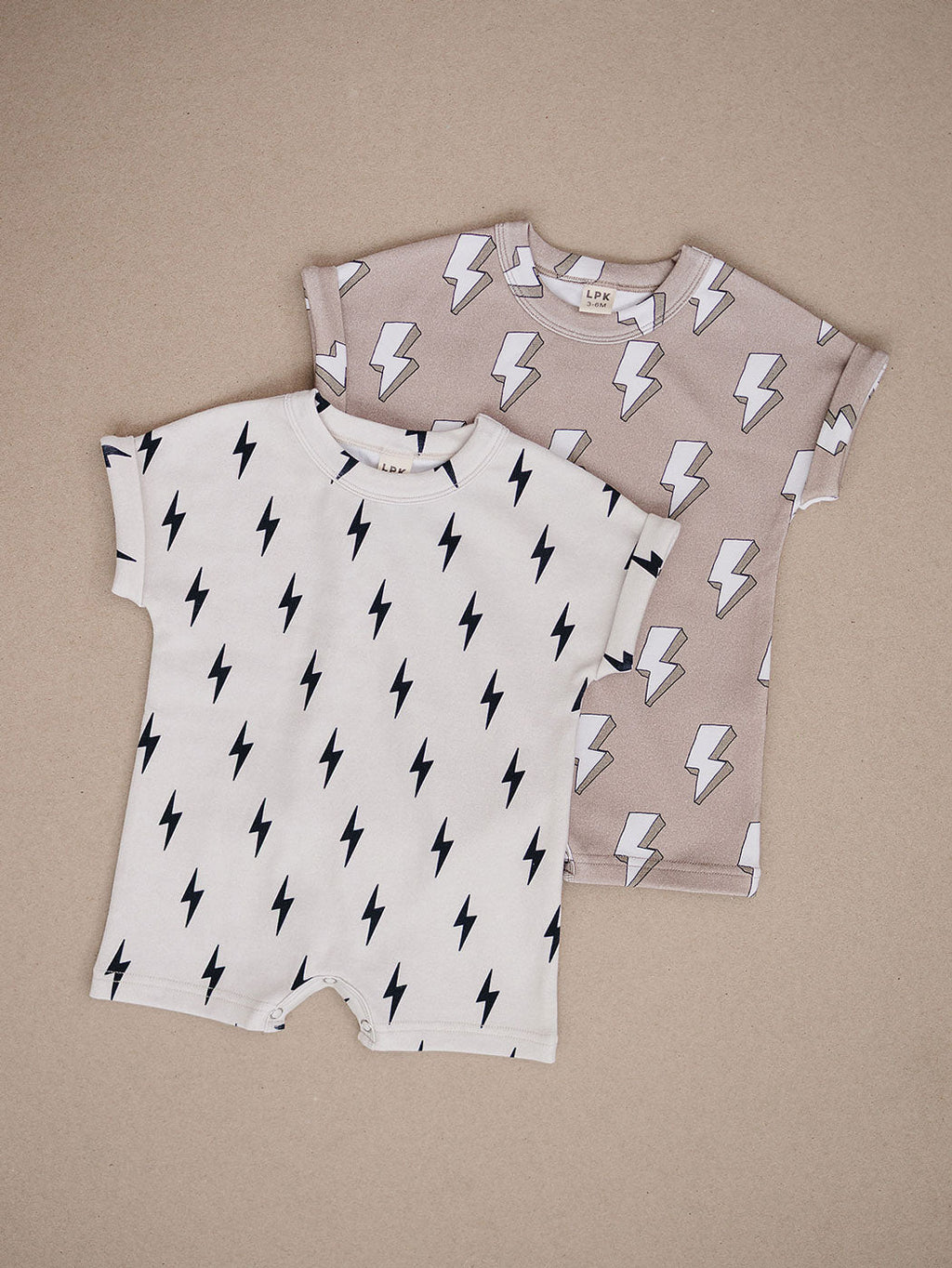 Cotton Romper | Electric Beige