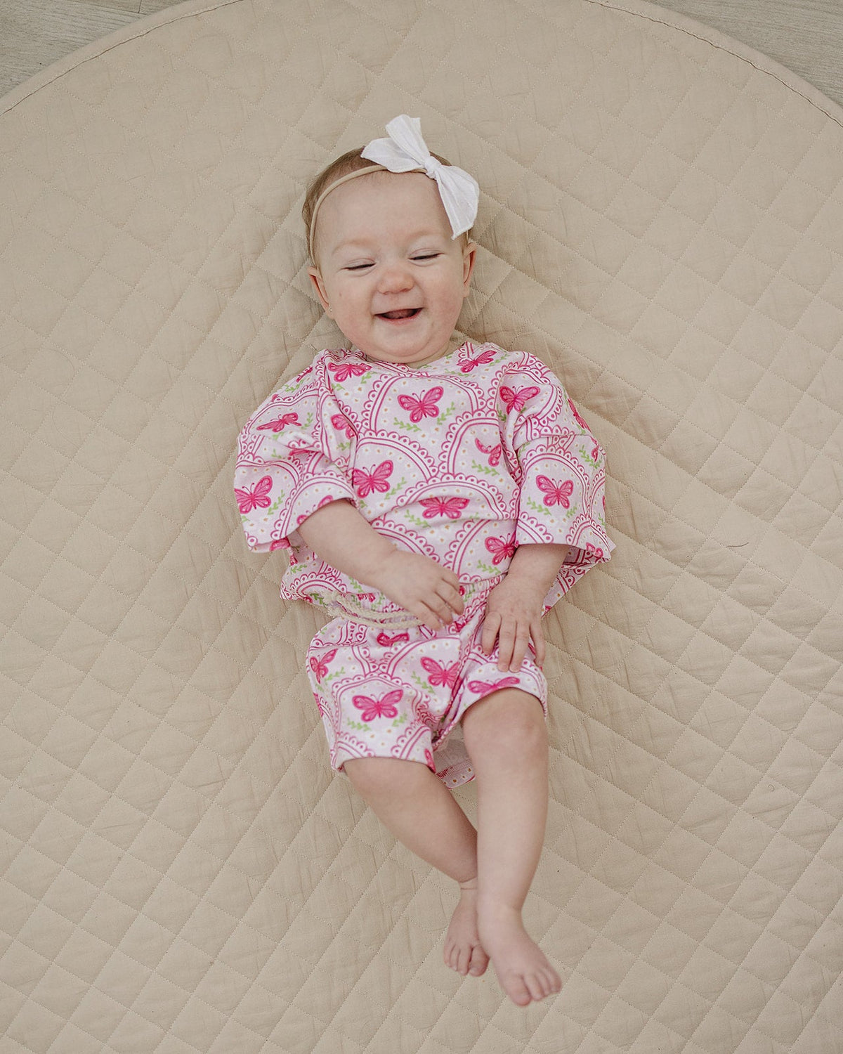 Shorts Set | Pink Butterfly