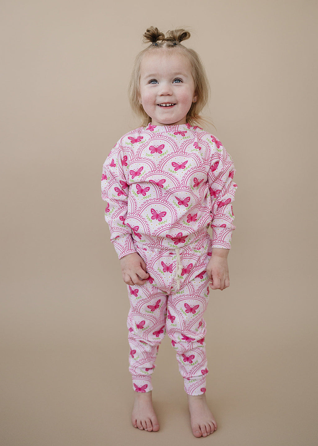 Jogger Set | Pink Butterfly