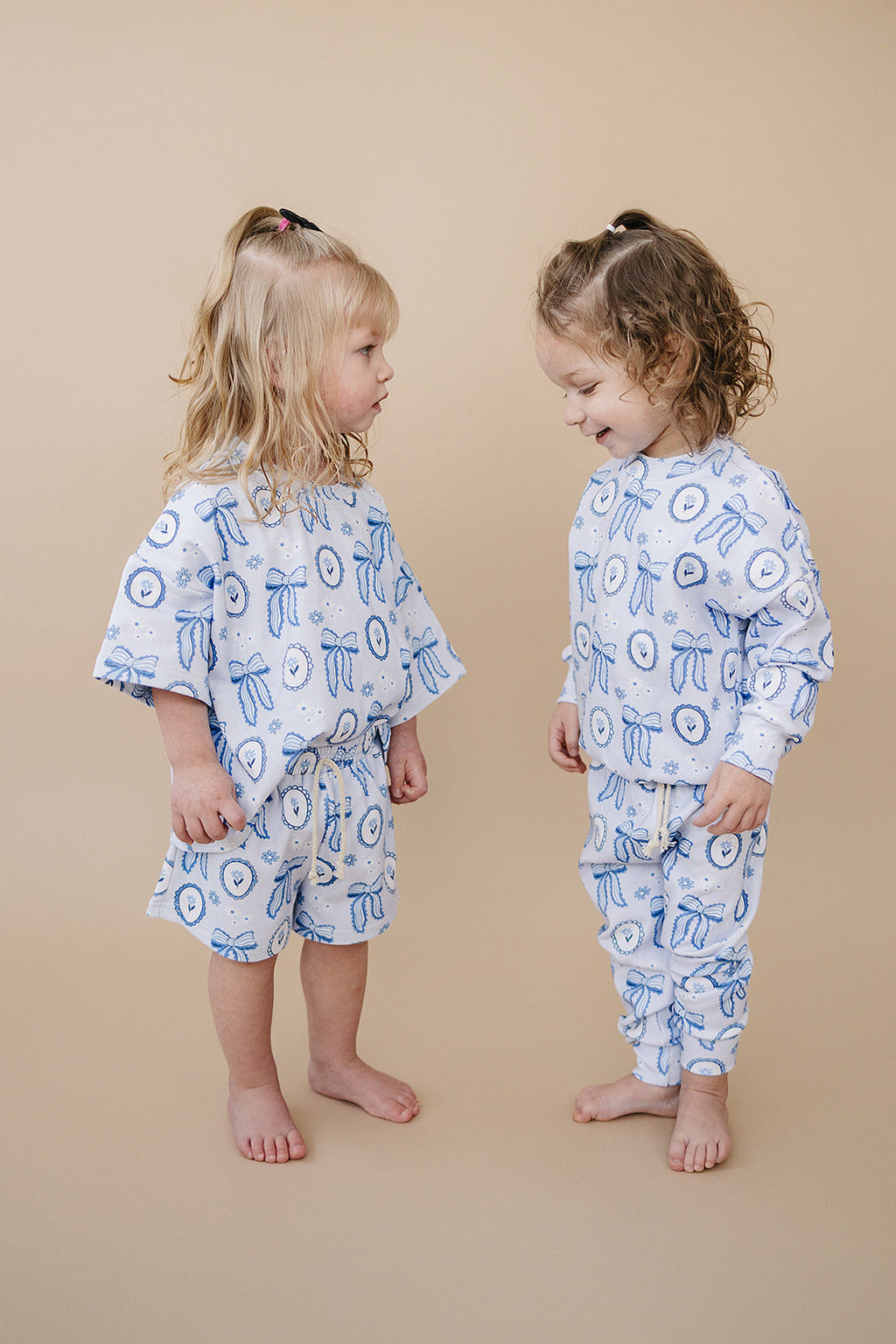 Jogger Set | Blue Bow