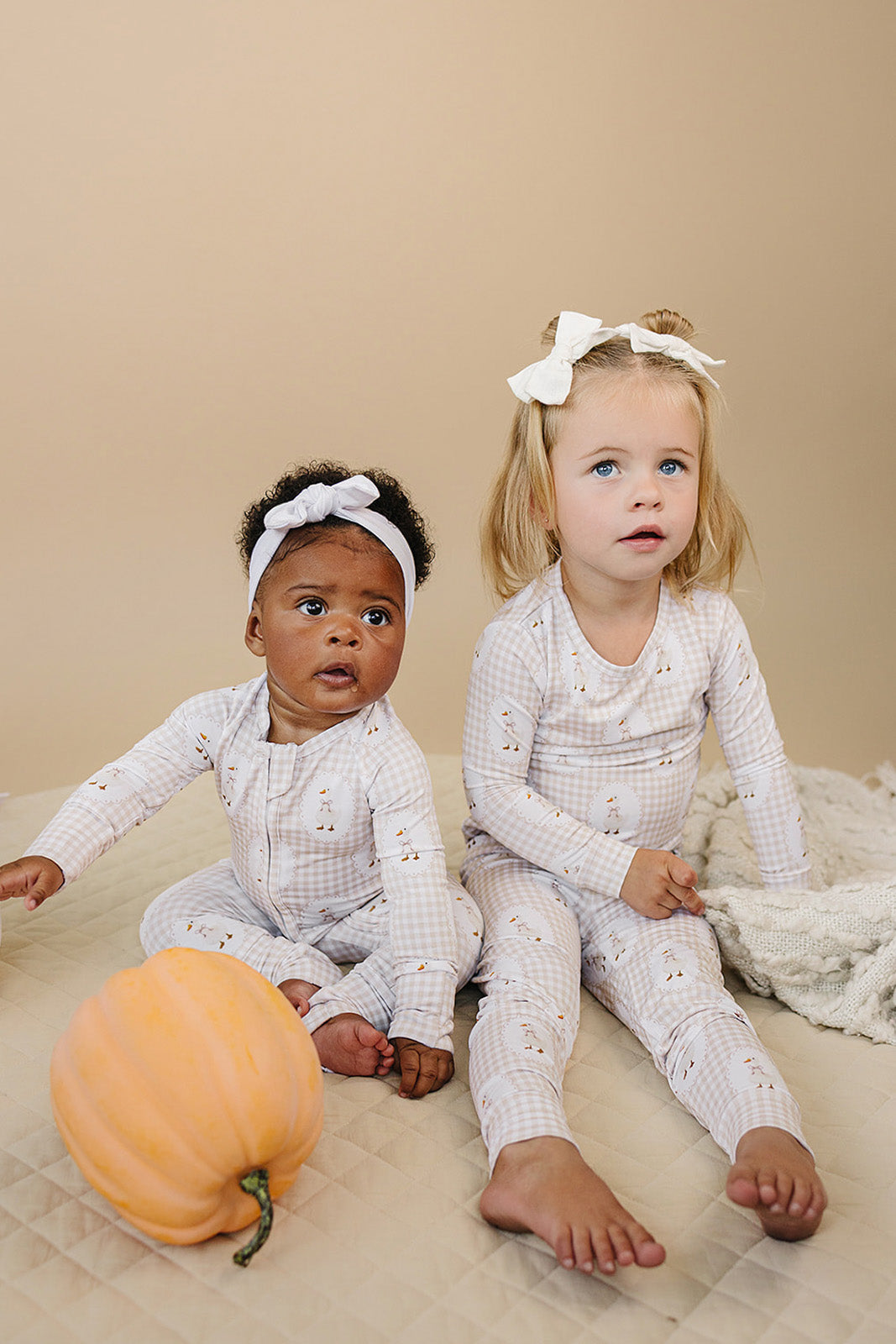 Bamboo Zip Romper | Gingham & Goose