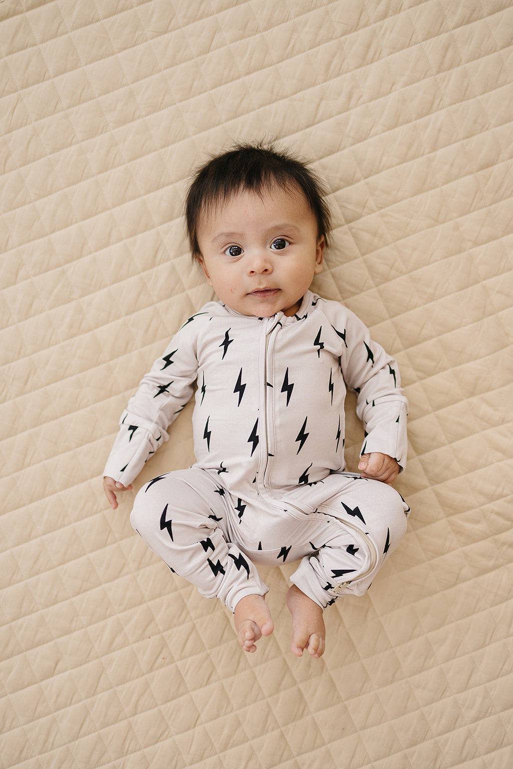 Bamboo Zip Romper | Little Bolt