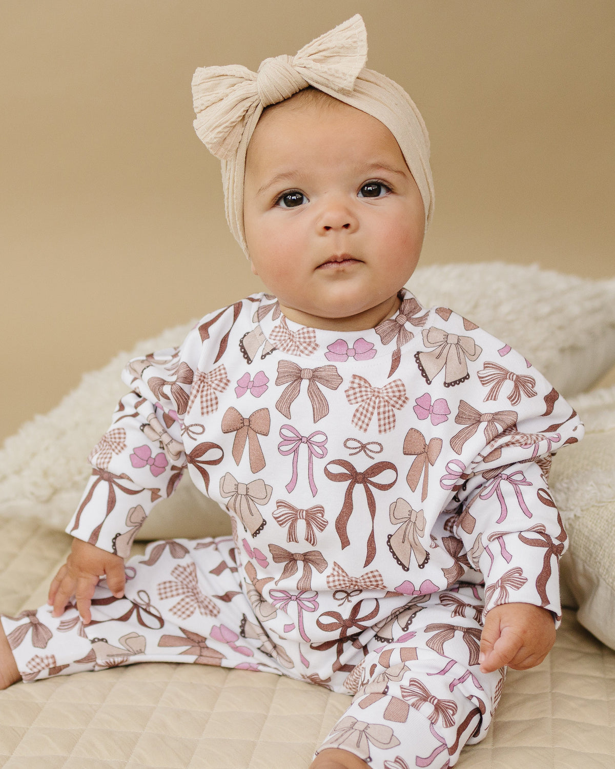 Jogger Set | Mocha Bows