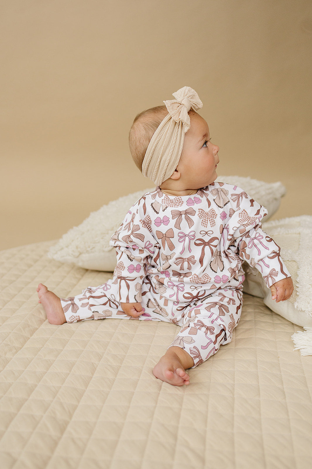Jogger Set | Mocha Bows