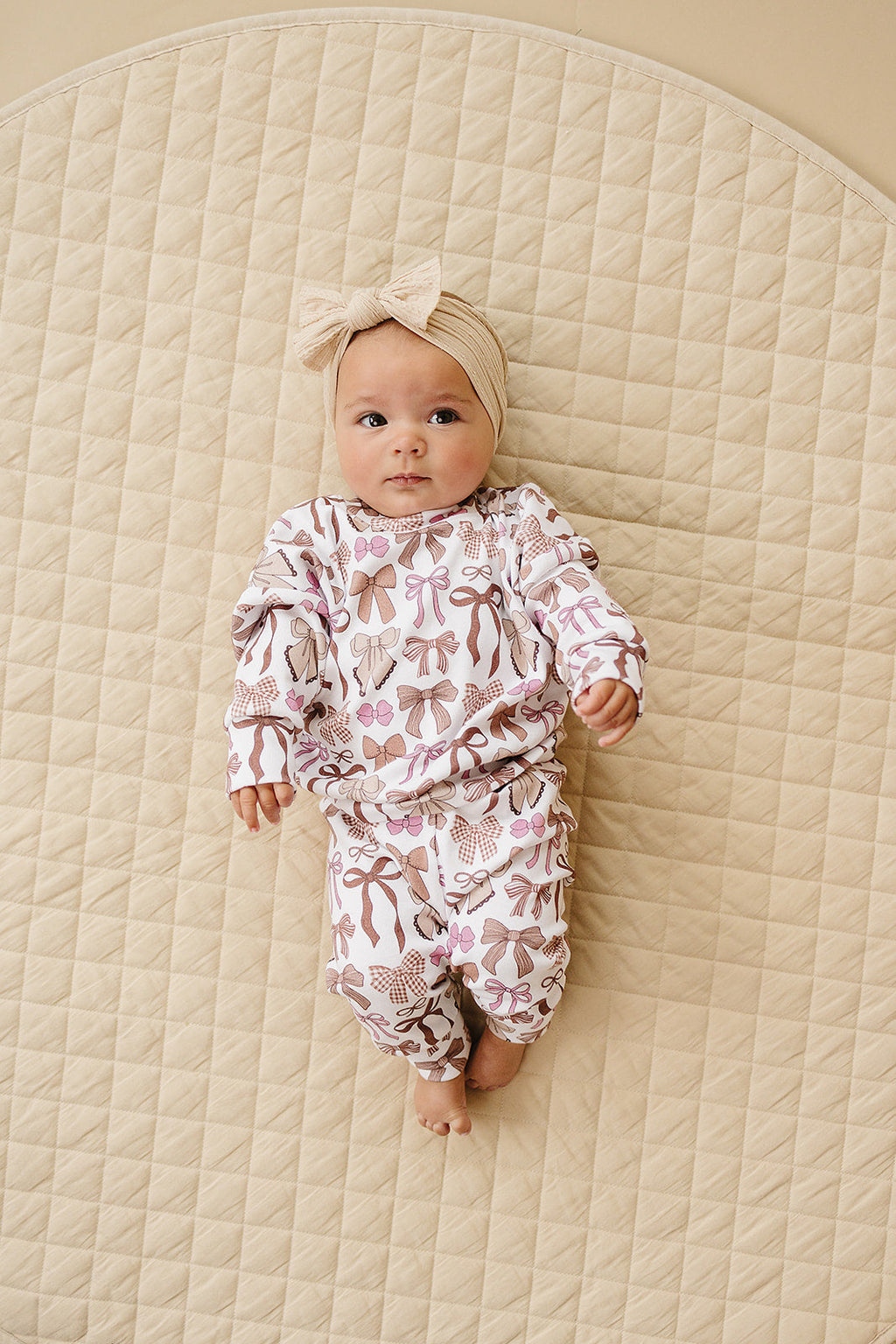 Jogger Set | Mocha Bows