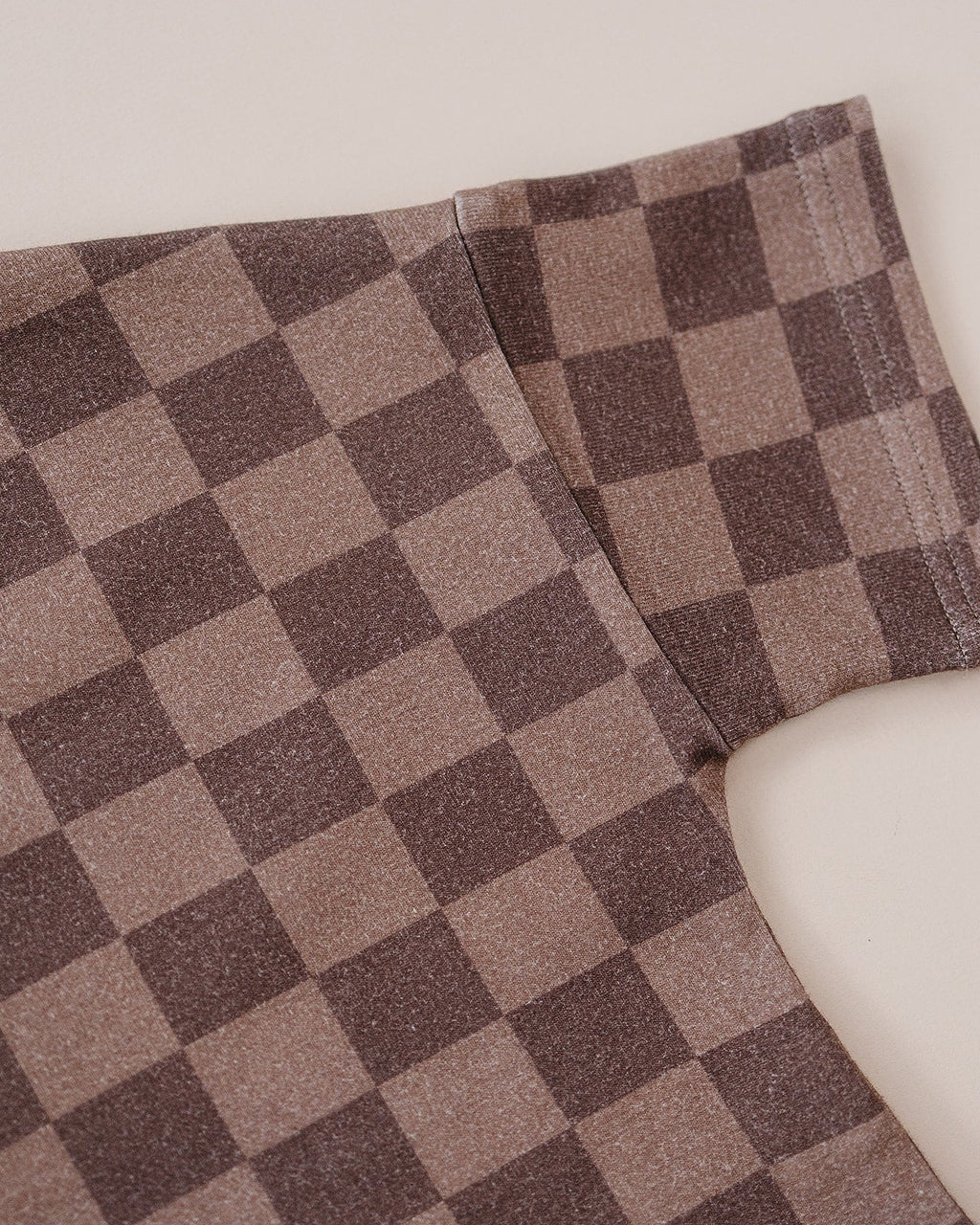 Shorts Set | Espresso Checkered