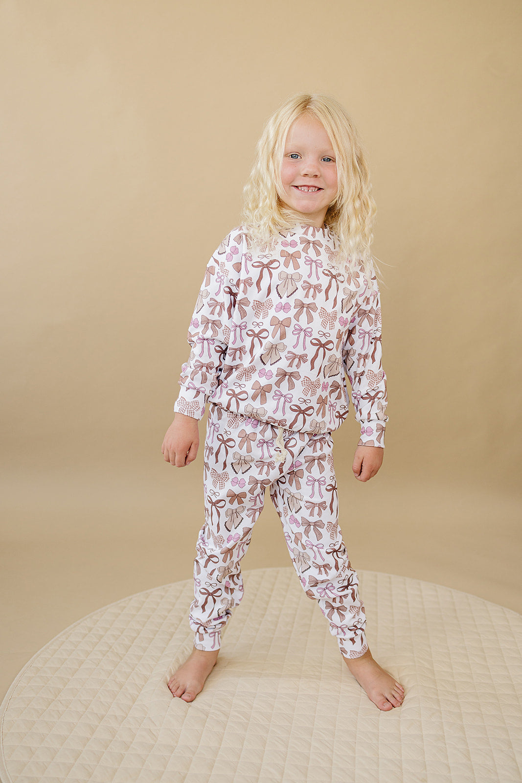 Jogger Set | Mocha Bows